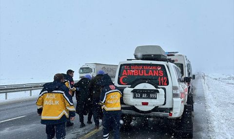 Şanlıurfa'da Paletli Ambulansla Kurtarılan Hasta