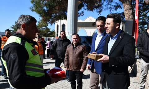 Ertuğrul Gazi Türbesi'nden Çanakkale'ye Simge Gönderim