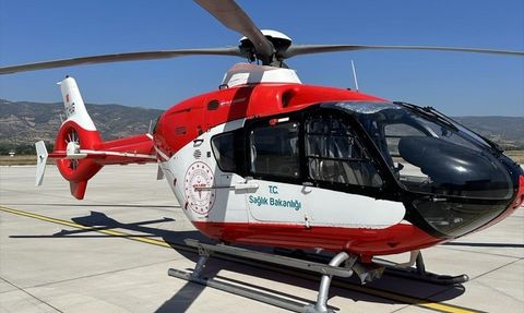 Tokat'ta Ambulans Helikopterle 13 Yaşındaki Çocuk Ankara'ya Sevk Edildi