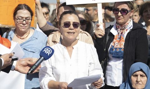 Etimesgut'ta Tır Parkı Protestosu