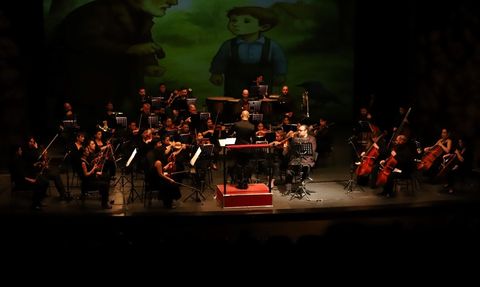 Samsun'da 'Peter ve Kurt' Senfonik Masalı Prömiyeri Gerçekleşti