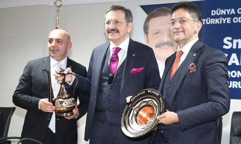 TOBB Başkanı Hisarcıklıoğlu Erzurum'da İş Dünyası Temsilcileriyle Buluştu