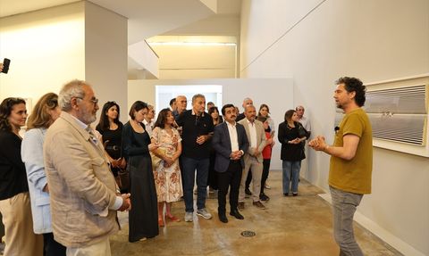 Bayburt'ta Heykeltıraş Seçkin Pirim'in 'Zamanlı-Zamansız' Sergisi Açıldı