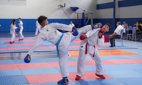 Çermik'te Geleneksel Karate Turnuvası ve Halay Coşkusu
