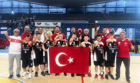 Down Sendromlular Basketbol Milli Takımı Avrupa İkincisi Oldu