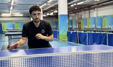 İşitme Engelli Sporcu Necmettin, Babasının Hayali İçin Olimpiyatlara Hazırlanıyor