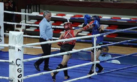 Kırklareli'nde Muaythai Şampiyonası Devam Ediyor
