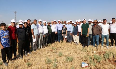 TZOB Genel Başkanı Şemsi Bayraktar Kilis'te Çiftçilerle Buluştu