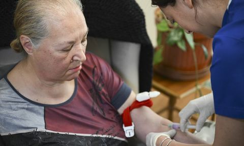 Yerinde Sağlık Hizmeti Huzurevi Sakinlerine Sunuldu