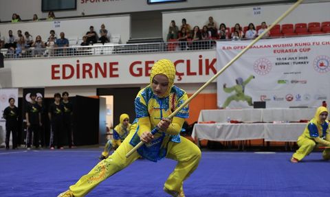 8. Açık Balkan Wushu Kung Fu Şampiyonası Başladı