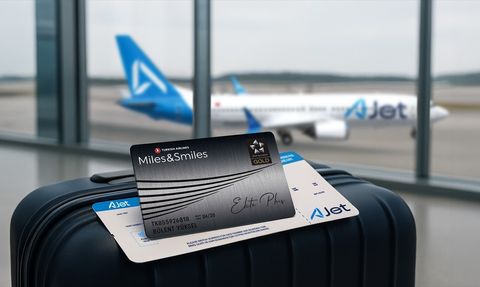 AJet Yolcuları Miles&Smiles Programından Yararlanacak