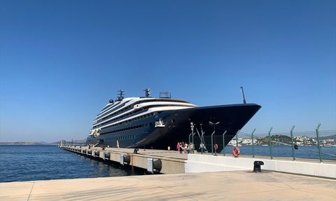 Bodrum'a Gemi İle 254 Turist Geldi