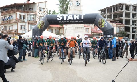 Erzurum'da Uluslararası Palanekstrem Rotamız Macera Yarışması Başladı