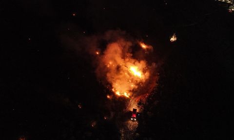 Hatay'daki Orman Yangınına Müdahale Devam Ediyor