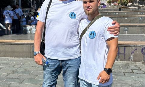 İstanbul'da Ukraynalıların Esirlerin Serbest Bırakılması İçin Yaptığı Eylem