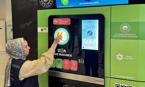 Konya'da Depozito İade Makinesi Dönemi Başlıyor