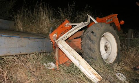 Kula'da Trafik Kazası: Traktör Sürücüsü Hayatını Kaybetti