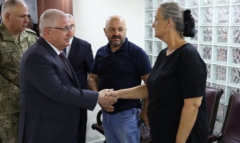 Milli Savunma Bakanı Güler, Metan Gazından Zehirlenen Askerleri Ziyaret Etti