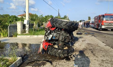 Samsun'da Tır ile Traktör Çarpıştı: Bir Kişi Hayatını Kaybetti