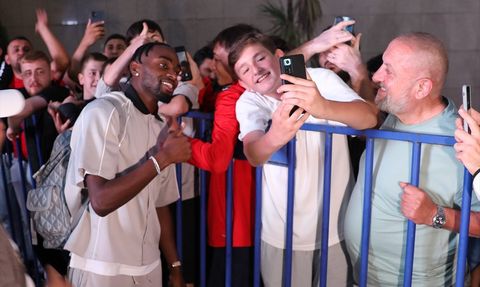 Samsunspor'un Yeni Transferi Antoine Makoumbou Şehre Giriş Yaptı