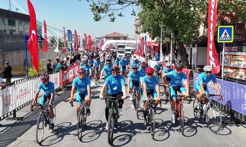 Şehit Ömer Halisdemir Bisiklet Turu İstanbul'dan Yola Çıktı