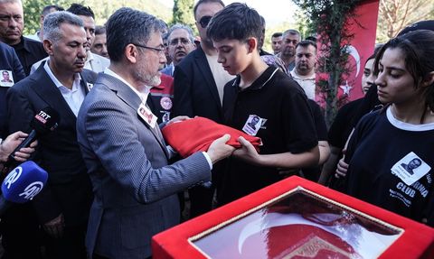 Şehit Orman İşçisi Ragıp Şahin İçin Cenaze Töreni Düzenlendi