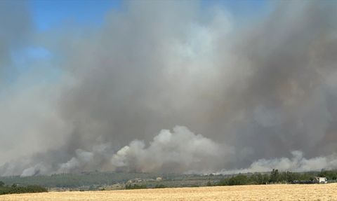 Silivri Ormanında Yangın Devam Ediyor