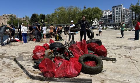 Sinop'ta Deniz Temizliği Etkinliği
