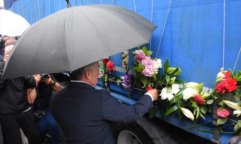 Srebrenitsa Soykırımı Kurbanlarının Cenazeleri Potočari'ye Uğurlandı