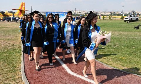 Türk Hava Kurumu Üniversitesi'nde Mezuniyet Coşkusu