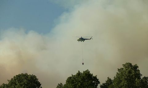 Uşak'taki Yangınla İlgili Gelişmeler