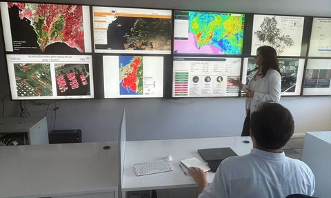 Uzaydan Görüntülenen Orman Yangınları: 32 Bin Futbol Sahası Alan Yanmış