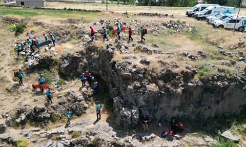 Van'da Helikopter Kazası Tatbikatı Gerçekleştirildi