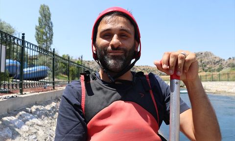 Yozgat'taki Çekerek Rafting Parkuru Doğaseverleri Ağırlıyor