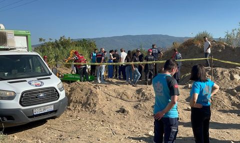 Aydın'da Su Hattı Açma Çalışmasında Göçük
