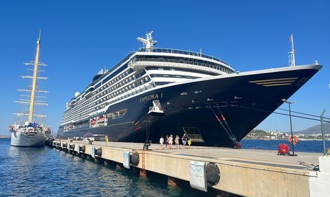 Bodrum'a İki Kruvaziyerle 959 Yolcu Ziyareti