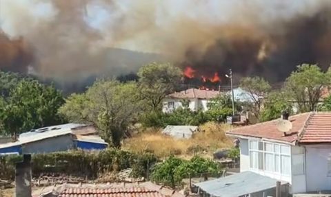 Çanakkale Gelibolu'daki Yangın Kontrol Altına Alınıyor