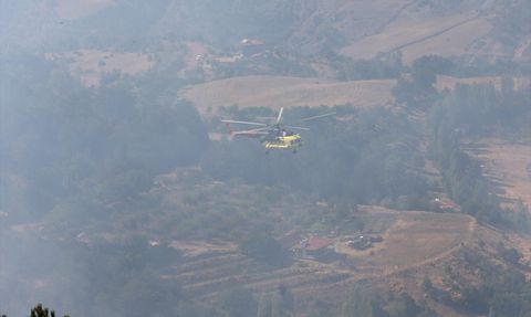 Çorum'da Orman Yangını Kontrol Altına Alındı