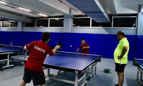 Down Sendromlu Masa Tenisi Milli Takımı Dünya Şampiyonası İçin Hazırlanıyor