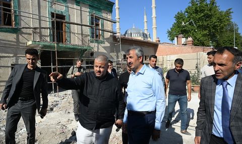 Edirne'de Tarihi Yapıların Restorasyonu Devam Ediyor