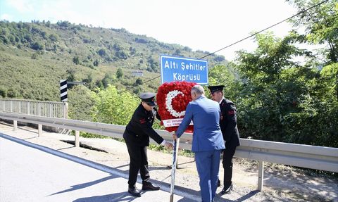 Giresun'da Sel Faciasında Şehit Düşen Askerler Anıldı
