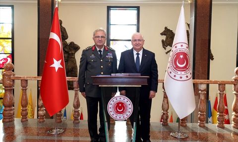 Karargah Değişimi: Bakan Güler Orgeneral Tokel'i Ağırladı