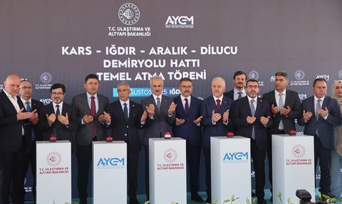 Kars-Iğdır Demir Yolu Projesi Temeli Atıldı