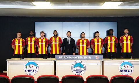 Kayserispor'un Yeni Transferleri Tanıtıldı