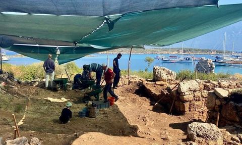 Kedreai Antik Kenti'nde Kazı Çalışmaları Devam Ediyor