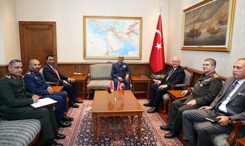 Milli Savunma Bakanı Güler, BAE Genelkurmay Başkanı'nı kabul etti