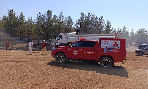 Şanlıurfa'da Orman Yangını Kontrol Altına Alındı