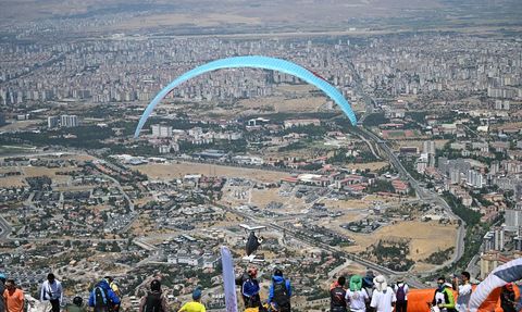 Türkiye Yamaç Paraşütü Şampiyonası Kayseri'de Başladı