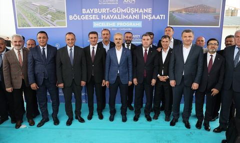 Bakan Uraloğlu, Bayburt-Gümüşhane Havalimanı İnşaatını İnceledi