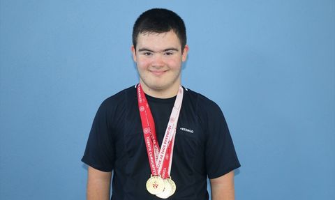 Down Sendromlu Sporcu Göktuğ Onur'un Milli Takım Hedefi